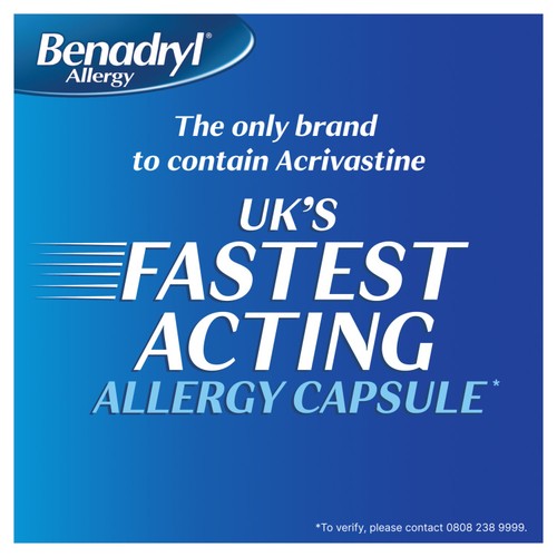 Benadryl Allergy Relief Capsules