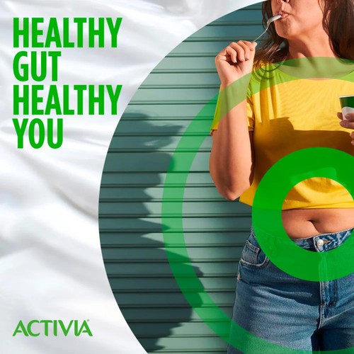 Activia Vanilla & Granola Low Fat Gut Health Yoghurt Breakfast Pot