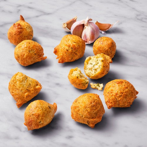 Crosta Mollica Garlic & Chive Pizzelle Dough Bites