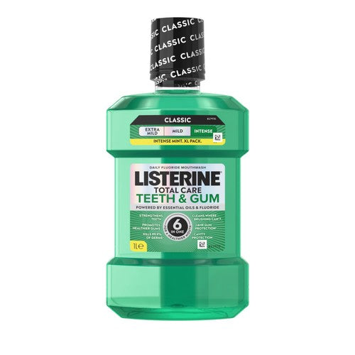 Listerine Total Care Teeth And Gum Fresh Mint Mouthwash 1L