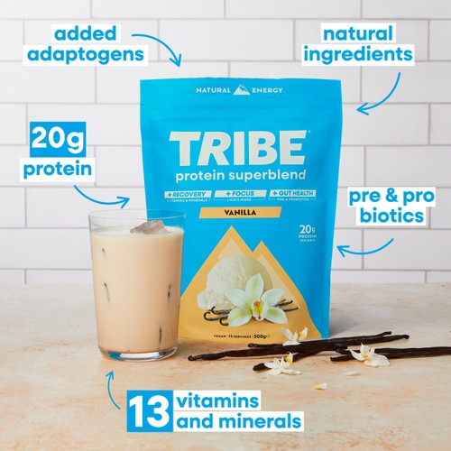 TRIBE Superblend Protein Powder Vanilla