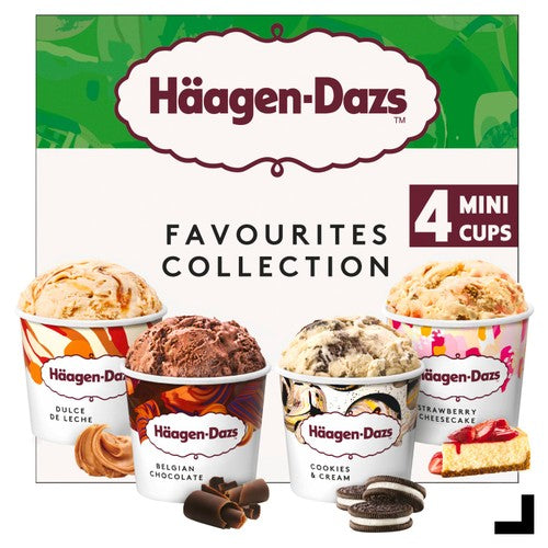Haagen Dazs Favourites Collection Mini Cups Ice Cream