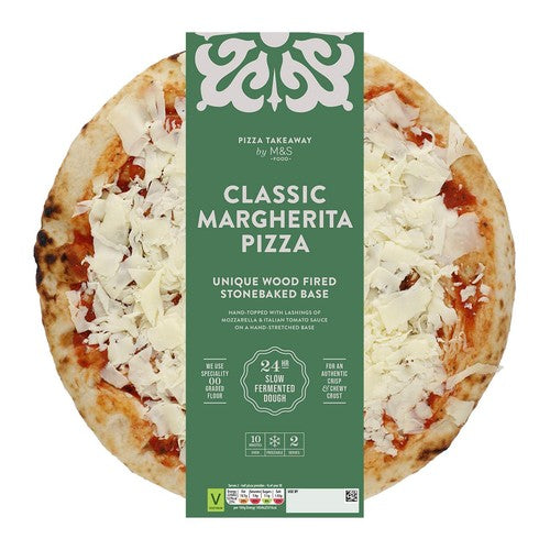 M&S Classic Margherita Woodfired & Stonebaked Pizza