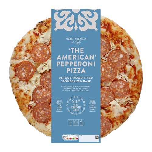 M&S 'The American' Woodfired & Stonebaked Pepperoni Pizza
