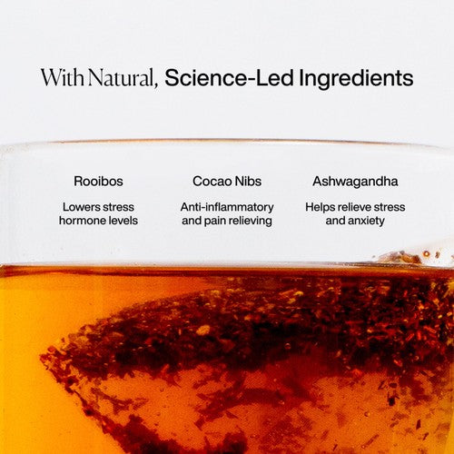 MISSION Calm Rooibos Tea Bags with Cocoa Nibs + Ashwagandha