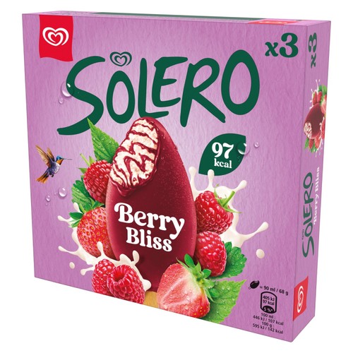 Solero Berry Bliss Ice Cream Sticks