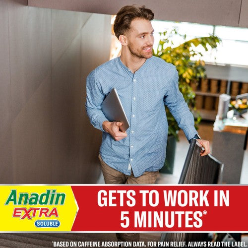 Anadin Extra Soluble Aspirin, Paracetamol, & Caffeine Tablets, 12s