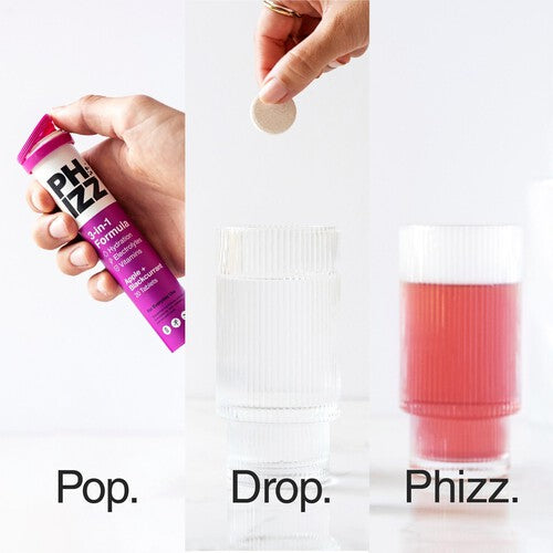 Phizz Apple & Blackcurrant Multivitamin, Hydration & Electrolyte Tablets