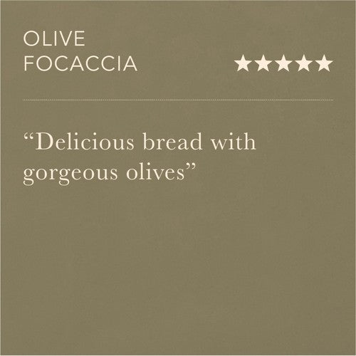Pasta Evangelists Olive Focaccia