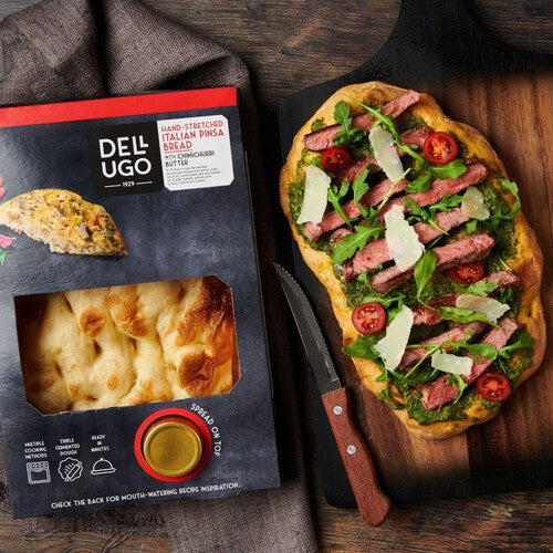Dell'Ugo Italian Pinsa with Chimichurri Butter