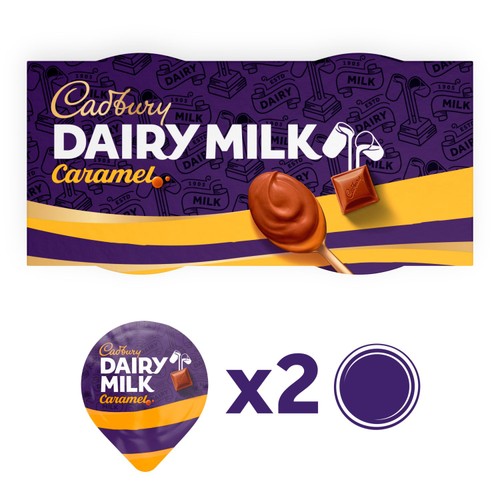 Cadbury Pots Of Joy Caramel Dessert 2x60g