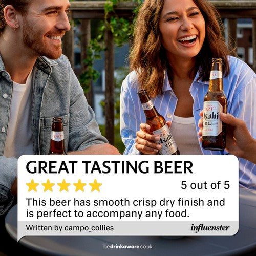 Asahi Super Dry Beer Lager Bottle