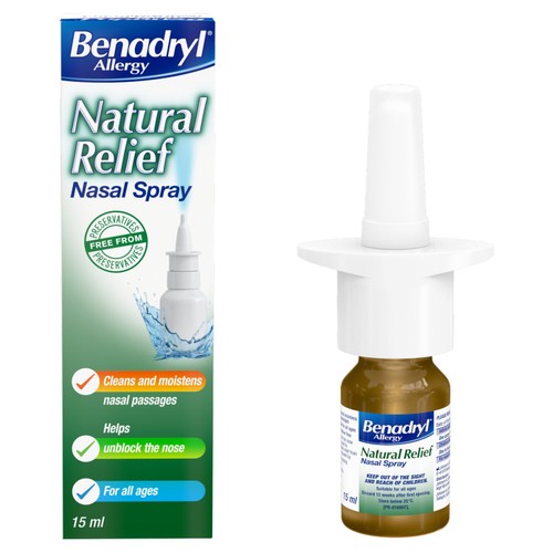 Benadryl Natural Allergy Relief Spray