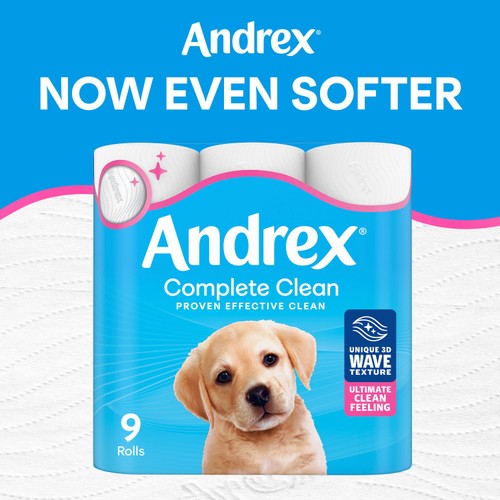 Andrex Complete Clean Toilet Roll