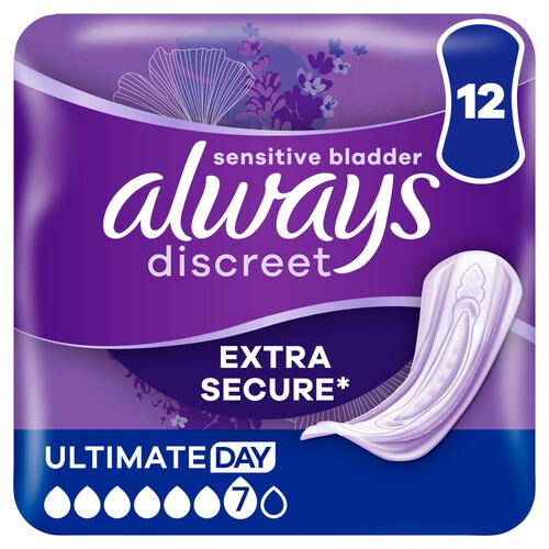 Always Discreet Incontinence Pads Ultimate Day