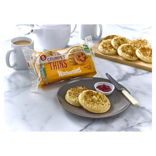 Warburtons 8 Crumpet Thins