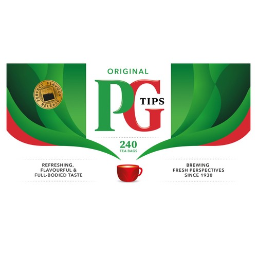 PG Tips 240 Black Tea Plant based biodegradable tea bags