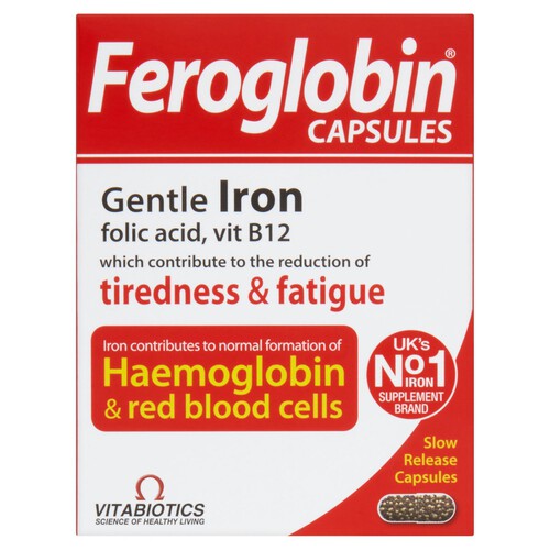 Vitabiotics Feroglobin Iron Capsules