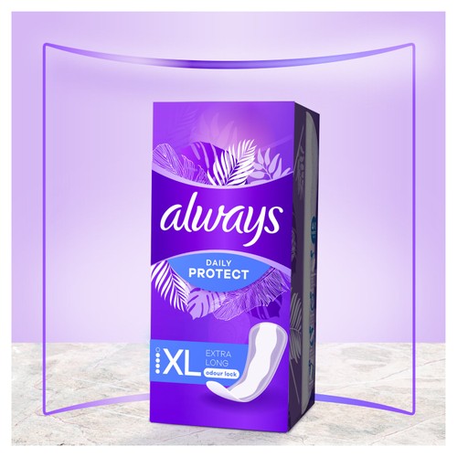 Always Dailies Extra Protect Long Plus Panty Liners