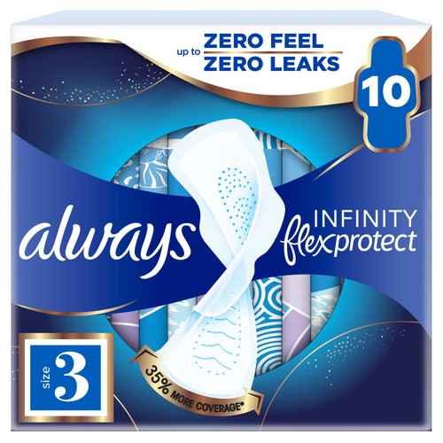 Always Sanitary Towels Infinity Night (Size 3) Wings