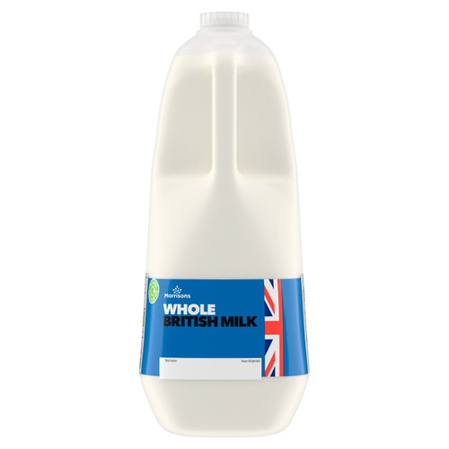 Morrisons Whole British Milk 4 Pints