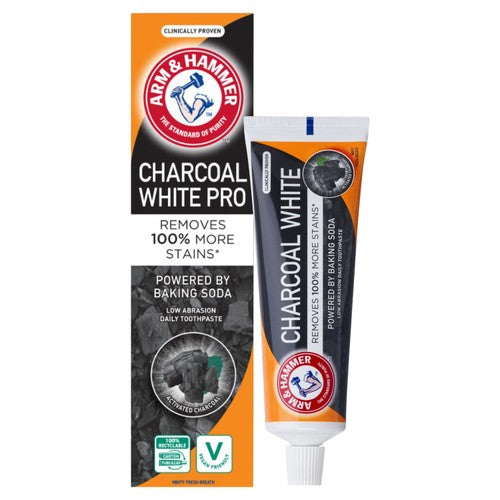 Arm & Hammer Charcoal White Toothpaste Peppermint