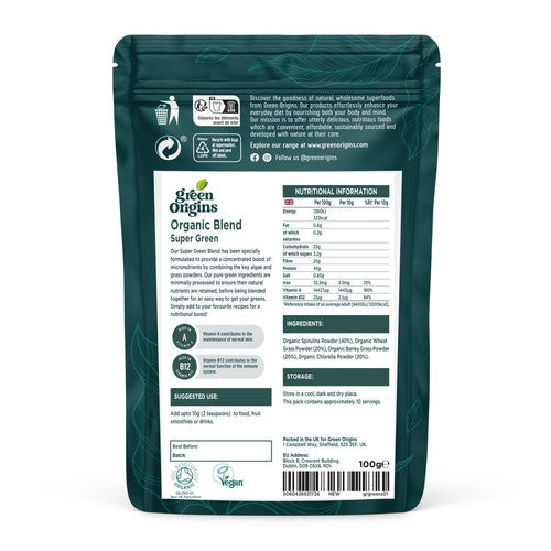 Green Origins Organic Super Green Blend