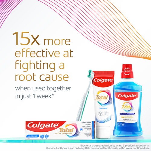 Colgate Total Active Prevention Teeth Whitening Toothpaste 75ml