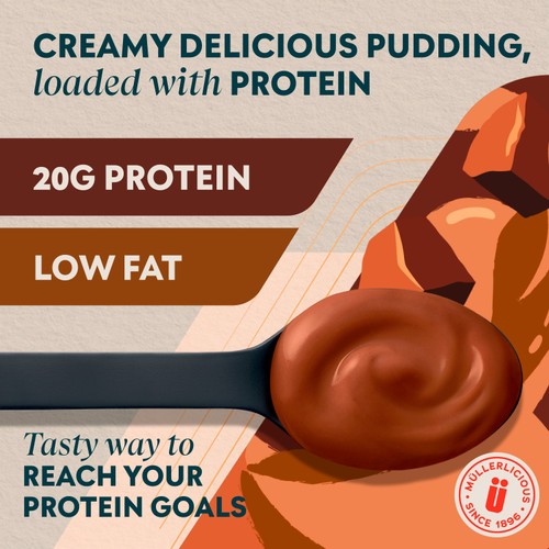 Muller x MyProtein Chocolate Pudding Dessert
