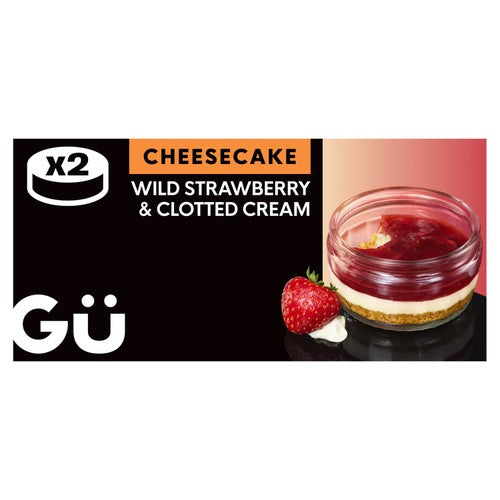 Gu Wild Strawberry & Clotted Cream Cheesecake 2 x 82g