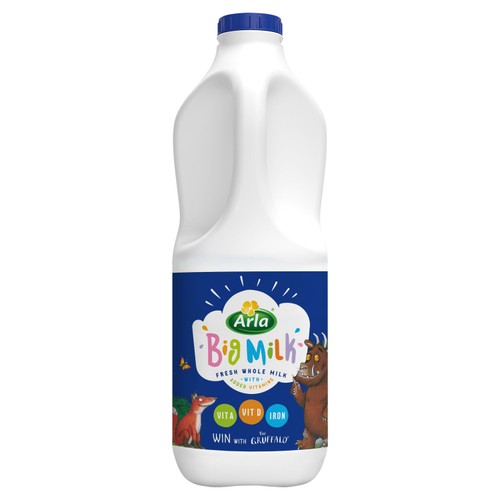 Arla Big Milk Fresh Whole Milk Vitamin Enriched for kids 1+