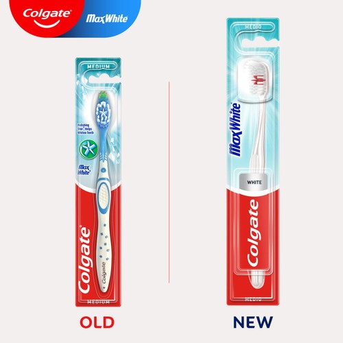 Colgate Max White Medium Manual Toothbrush Single
