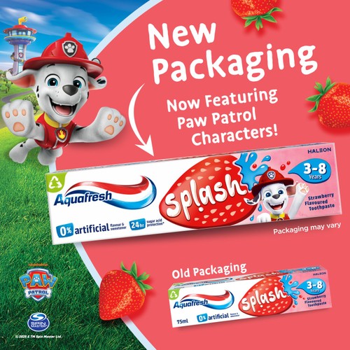 Aquafresh Kids Splash Toothpaste 3-8 Years, 75ml