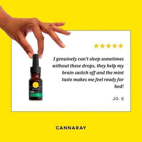 Cannaray Cbd Night Time Oil Drops