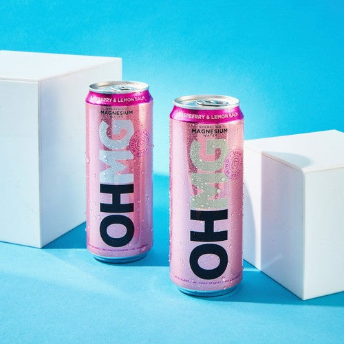 OHMG Raspberry sparkling magnesium water