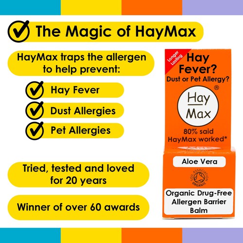 HayMax Aloe Vera Organic Allergy Barrier Balm