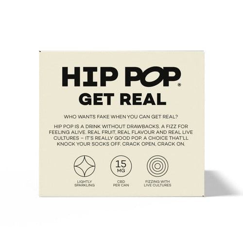 Hip Pop Passionfruit & Guava CBD Kombucha