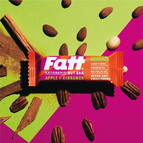 Fatt Apple & Cinnamon Ketogenic Nut Bar