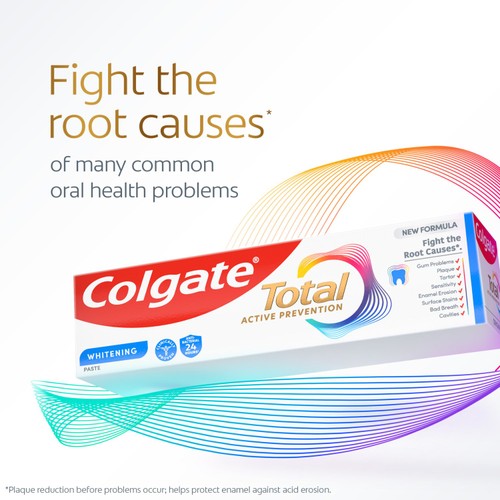 Colgate Total Active Prevention Teeth Whitening Toothpaste 75ml