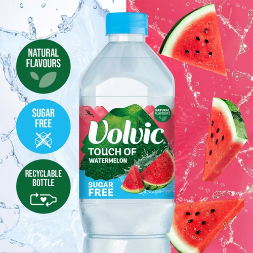 Volvic Touch of Fruit Watermelon Sugar Free Still Flavoured Water