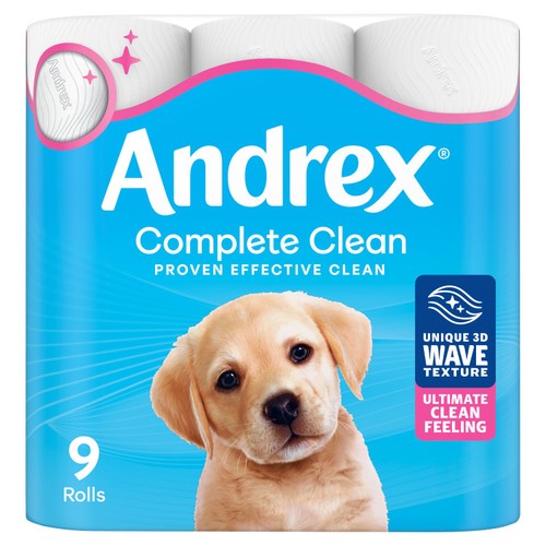 Andrex Complete Clean Toilet Roll