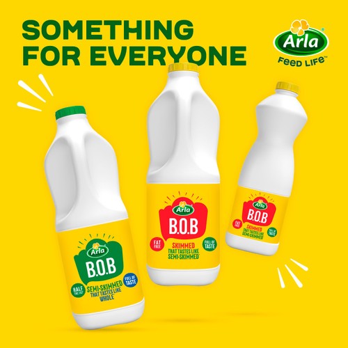 Arla BOB Skimmed Milk Tastes like Semi Skimmed