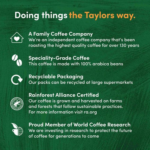 Taylors Rich Italian Dark Roast Ground Coffee