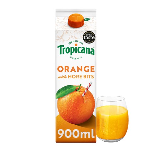 Tropicana Pure Orange Fruit Juice with Extra Juicy Bits
