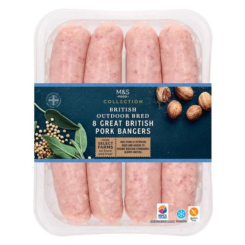 M&S Collection 8 Great British Pork Bangers