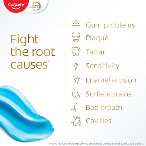Colgate Total Active Prevention Teeth Whitening Toothpaste 75ml