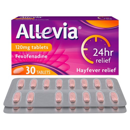 Allevia Hayfever Allergy Relief Tablets Fexofenadine