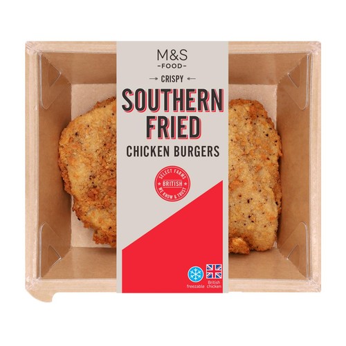 M&S Southern Fried Chicken Burgers