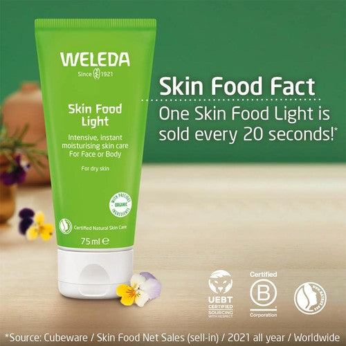 Weleda Skin Food Light Moisturiser Face and Body Natural Organic Dry Skin