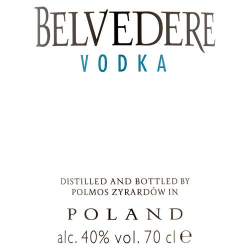Belvedere Organic Pure Vodka